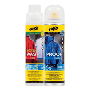 Impermeabilizante para tejidos TOKO Duo Pack Textile Proof & Textile Wash 250 ml