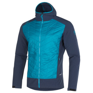 Chaqueta de hombre La Sportiva Kap Hybrid Hoody M azul/ azul claro Crystal/Night Blue