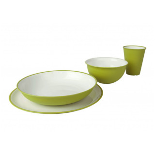 Vajilla Omada Sanaliving Set 4 pcs verde