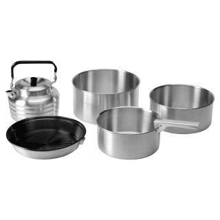 Vajilla Vango Aluminium Cook Set plata