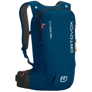 Mochila para esquí de travesía Ortovox Free Rider 20 S azul PetrolBlue