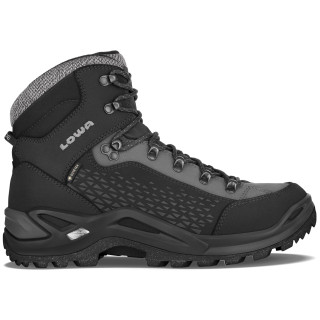 Calzado de senderismo para hombre Lowa Renegade Warm Gtx Mid negro/gris black/grey