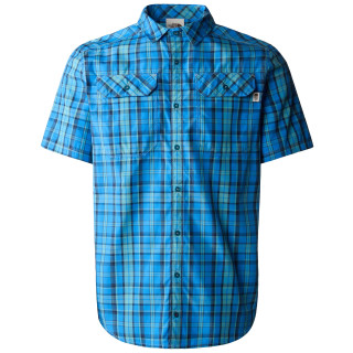 Camisa de hombre The North Face S/S Pine Knot Shirt azul SHADY BLUE PLAID