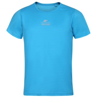 Camiseta de hombre Alpine Pro Basik azul claro neon atomic blue