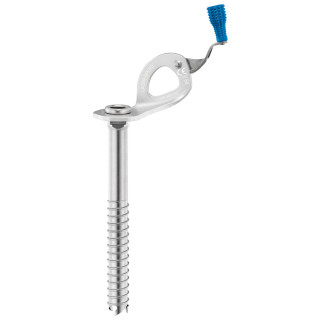 Tornillo de hielo Petzl Laser Speed 17 cm plata/azul