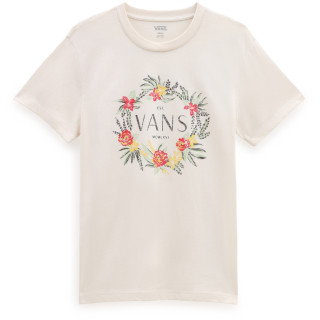 Camiseta de mujer Vans Wreath Of Flowers BFF Tee-B blanco antique white