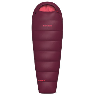 Saco de dormir para mujer Hannah Bivak W 240 rosa/violeta rhododendron/poppy red II