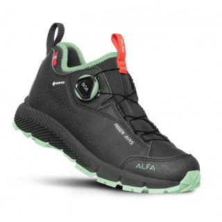 Calzado de senderismo para mujer Alfa Piggen Aps Gtx W negro Black