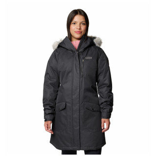 Abrigo de invierno para mujer Columbia Suttle Mountain™ Long Insulated Jacket negro Black