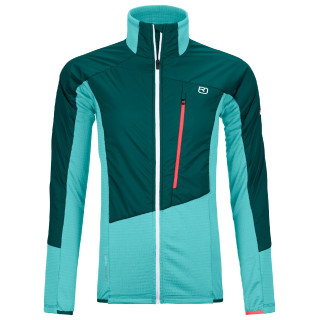 Chaqueta de mujer Ortovox W's Westalpen Hybrid Jacket verde Pacific Green