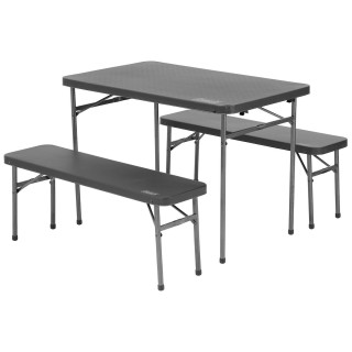 Mesa con bancos Coleman Pack Away Set 4 plata