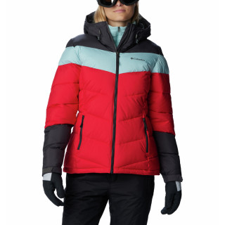 Chaqueta de invierno para mujer Columbia Abbott Peak™ Insulated Jacket rojo Red Lily, Shark, Aqua Haze