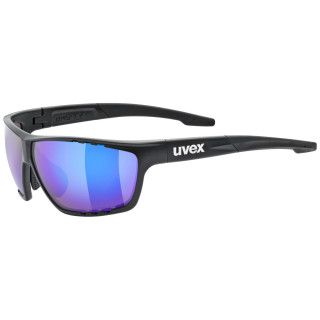 Gafas deportivas Uvex Sportstyle 706 CV negro/azul Black Matt/Mirror Blue