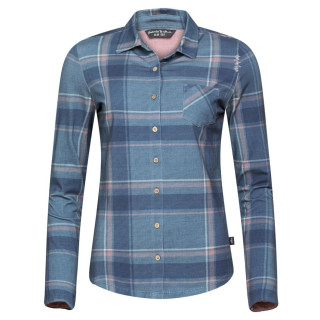 Camisa de mujer Chillaz Similaun azul glencheck blue