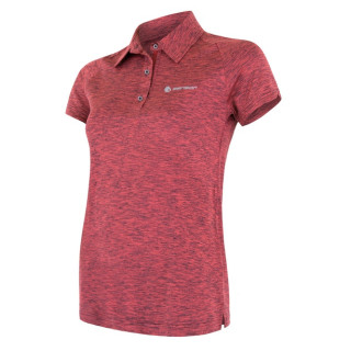 Camiseta funcional de mujer Sensor Motion Polo rosa Pink