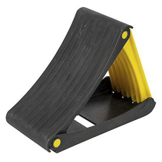 Cuña plegable Bo-Camp Wheel block foldable negro/amarillo