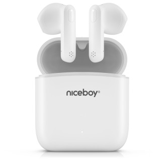 Auriculares inalámbricos Niceboy Hive Beans blanco