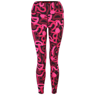 Mallas de mujer Dare 2b Influential Leging rosa Pure Pink Graffiti