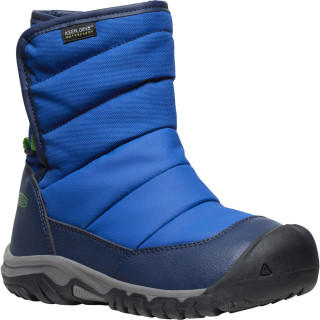 Botas de invierno para niños Keen Puffrider Wp Youth azul naval academy/surf