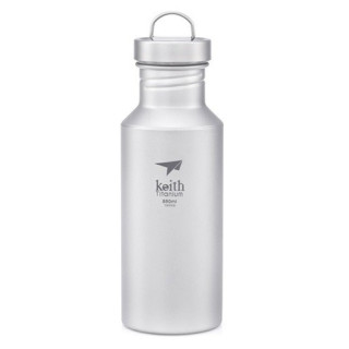 Botella Keith Titanium Titanium Sport Bottle 550 ml gris