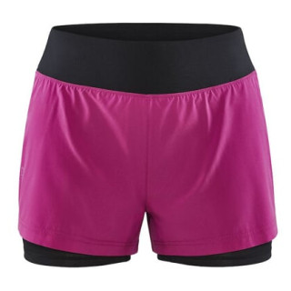 Pantalones cortos de mujer Craft Adv Essence 2V1 rosa Roxo