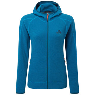 Sudadera de mujer Mountain Equipment Diablo Hooded Wmns Jacket azul Me-01678 Mykonos Blue