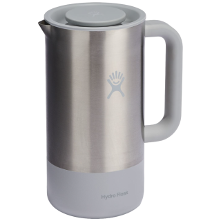 Cafetera de émbolo Hydro Flask 950 ml plata birch