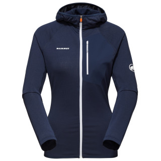 Sudadera funcional de mujer Mammut Aenergy Light ML Hooded Jacket azul oscuro marine