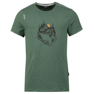 Camiseta de hombre Chillaz Carabiner Forest verde green