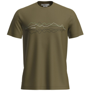 Camiseta de hombre Icebreaker M Mer 150 Tech Lite SS T Icebreaker verde Algae