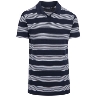 Camiseta de hombre Regatta Tempete azul Navy/WhitStr