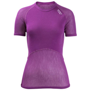 Camiseta funcional de mujer Brynje of Norway Lady Wool Thermo light T-Shirt violeta Violet