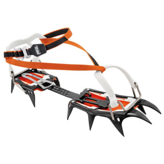 Crampones Petzl Vasak FL negro/naranja