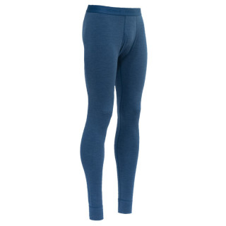 Calzoncillos de hombre Devold Expedition Merino Silk Longs Man azul FLOOD