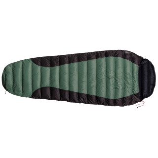 Saco de dormir de plumón Warmpeace Viking 300 195 cm verde/negro Green/Grey/Black