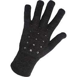 Guantes de mujer Sherpa Dona negro Black