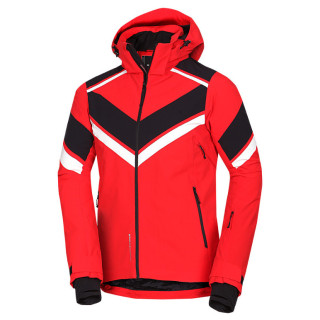 Chaqueta de esquí para hombre Northfinder Hardy negro/rojo 361redblack