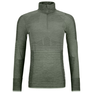 Camiseta funcional de mujer Ortovox 230 Competition Zip Neck W gris arctic grey