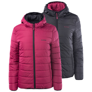 Chaqueta de invierno para mujer Hi-Tec Lady Haimo rosa/negro Beet Red/Black