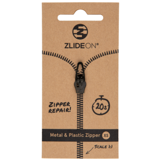 Cremallera de recambio ZlideOn Metal & Plastic Zipper XS