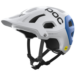 Casco de ciclismo POC Tectal Race MIPS blanco/azul Hydrogen White/Opal Blue Metallic/Matt