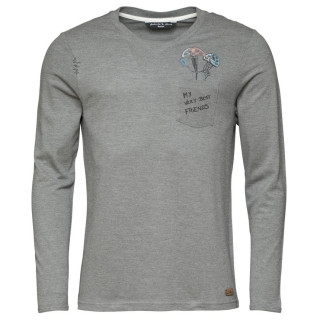 Camiseta de hombre Chillaz Kaprun Friend gris anthracite melange