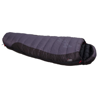 Saco de dormir de plumón Warmpeace Viking 900 180 cm wide gris/negro Iron/Grey/Black