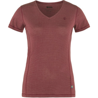 Camiseta funcional de mujer Fjällräven Abisko Cool T-Shirt W rojo Pomegranate Red