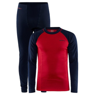 Juego de hombre Craft Core Warm Baselayer rojo/azul BlazeLychee