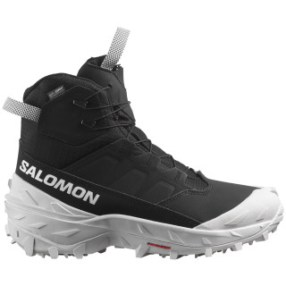 Botas de invierno para hombre Salomon Crosstrak Powder Waterproof negro/blanco Black / Black / White