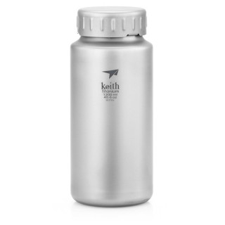 Botella Keith Titanium Titanium Sport Bottle 1,2 l gris