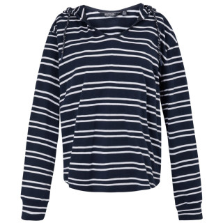 Camiseta de mujer Regatta Minerve azul/blanco Navy/White