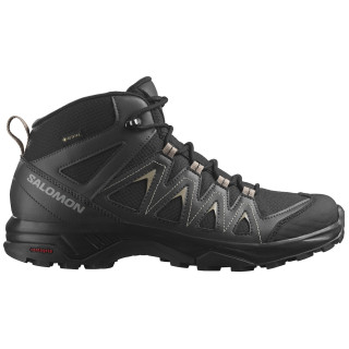 Calzado de senderismo para hombre Salomon X Braze Mid Gore-Tex negro/gris Black / Phantom / Vintage Khaki