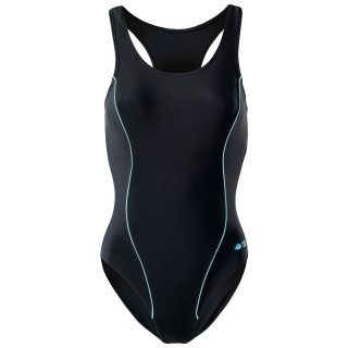 Bañador de mujer Aquawave Abra negro Black/AquaSplash